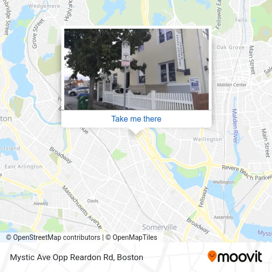 Mapa de Mystic Ave Opp Reardon Rd