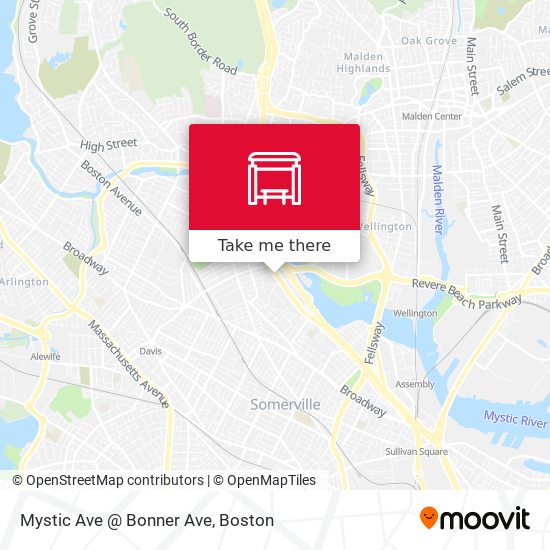 Mystic Ave @ Bonner Ave map
