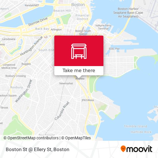 Boston St @ Ellery St map