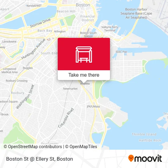 Mapa de Boston St @ Ellery St