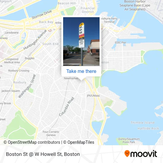 Mapa de Boston St @ W Howell St