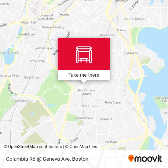 Mapa de Columbia Rd @ Geneva Ave