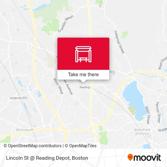 Mapa de Lincoln St @ Reading Depot