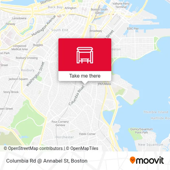 Mapa de Columbia Rd @ Annabel St
