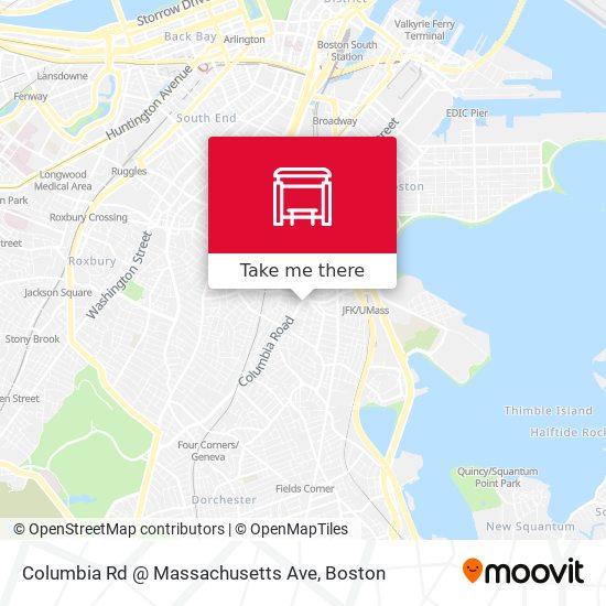 Mapa de Columbia Rd @ Massachusetts Ave