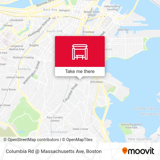 Mapa de Columbia Rd @ Massachusetts Ave