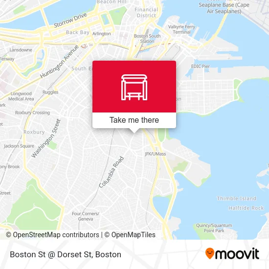 Boston St @ Dorset St map