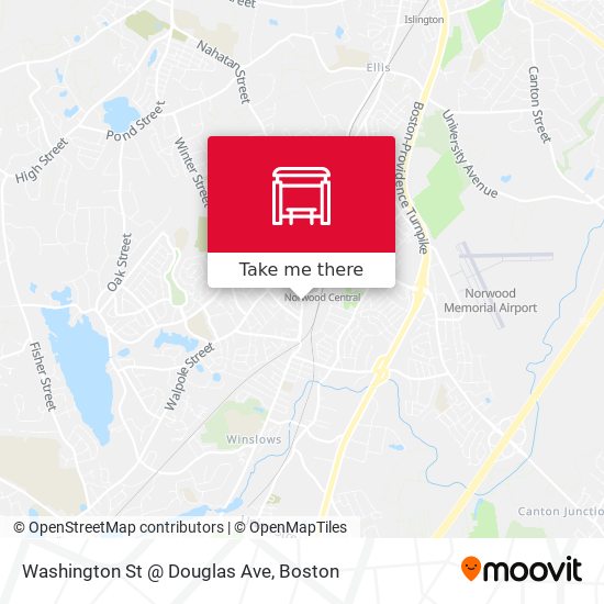 Washington St @ Douglas Ave map