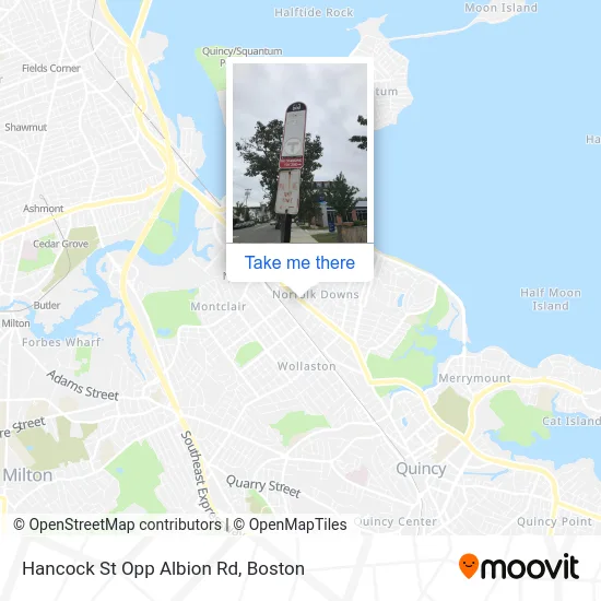 Hancock St Opp Albion Rd map