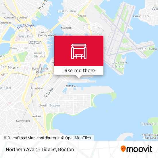 Northern Ave @ Tide St map