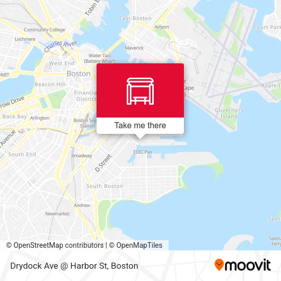 Mapa de Drydock Ave @ Harbor St