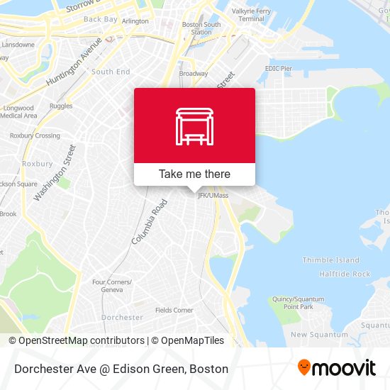 Mapa de Dorchester Ave @ Edison Green