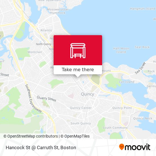 Mapa de Hancock St @ Carruth St