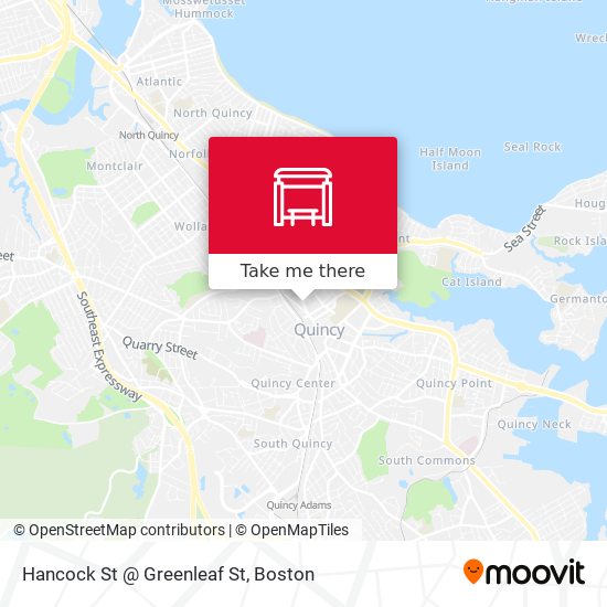 Hancock St @ Greenleaf St map