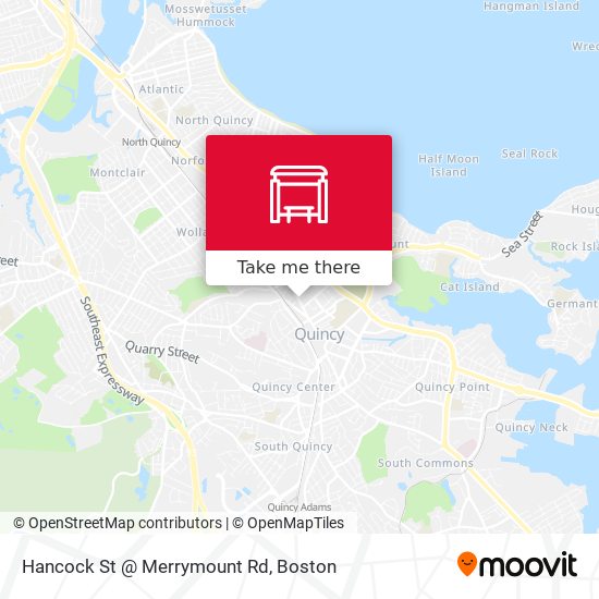 Hancock St @ Merrymount Rd map