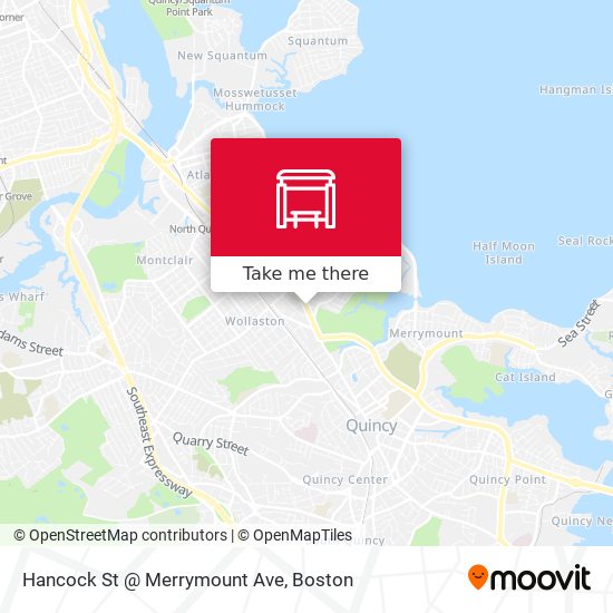 Hancock St @ Merrymount Ave map