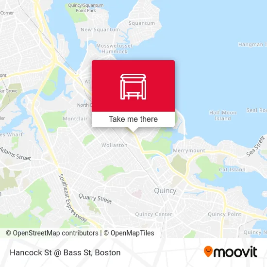 Hancock St @ Bass St map