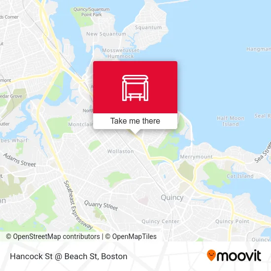 Mapa de Hancock St @ Beach St