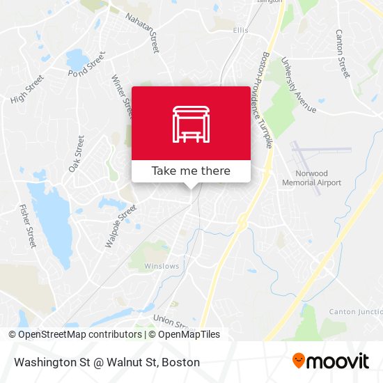 Mapa de Washington St @ Walnut St