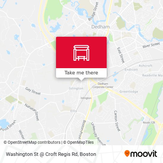 Mapa de Washington St @ Croft Regis Rd
