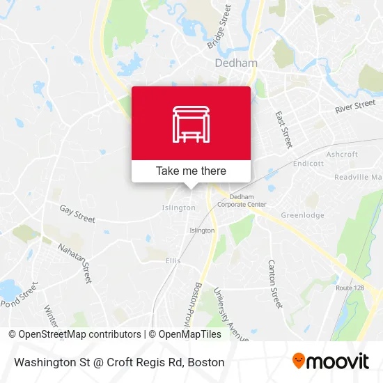Washington St @ Croft Regis Rd map