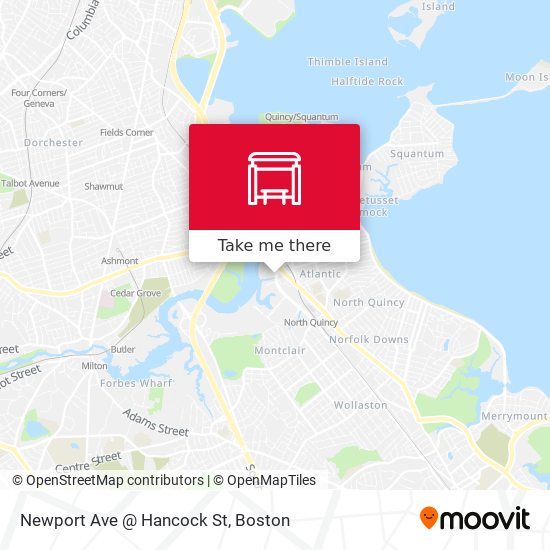 Mapa de Newport Ave @ Hancock St