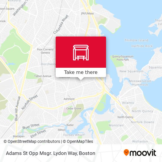 Mapa de Adams St Opp Msgr. Lydon Way
