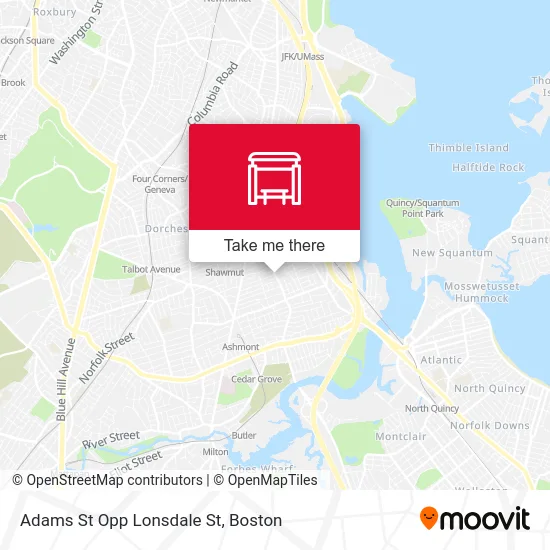 Adams St Opp Lonsdale St map