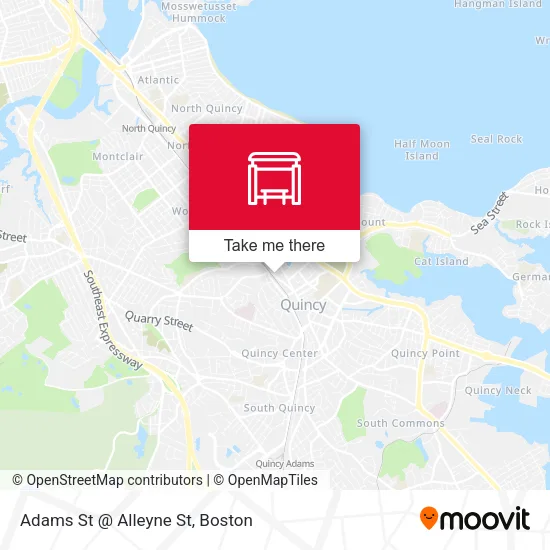 Adams St @ Alleyne St map
