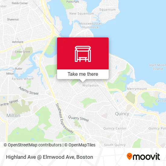 Highland Ave @ Elmwood Ave map