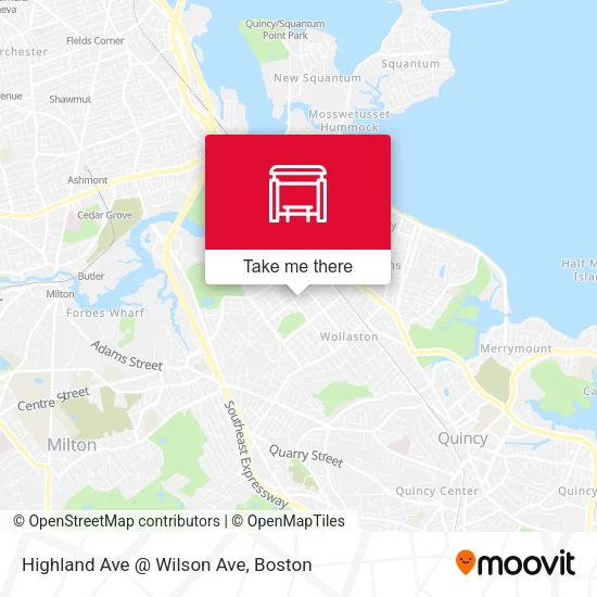 Highland Ave @ Wilson Ave map