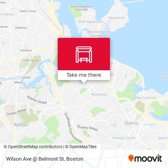 Mapa de Wilson Ave @ Belmont St