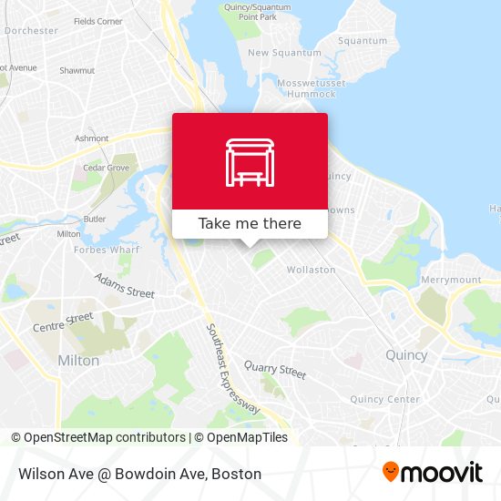 Mapa de Wilson Ave @ Bowdoin Ave