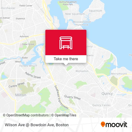 Wilson Ave @ Bowdoin Ave map