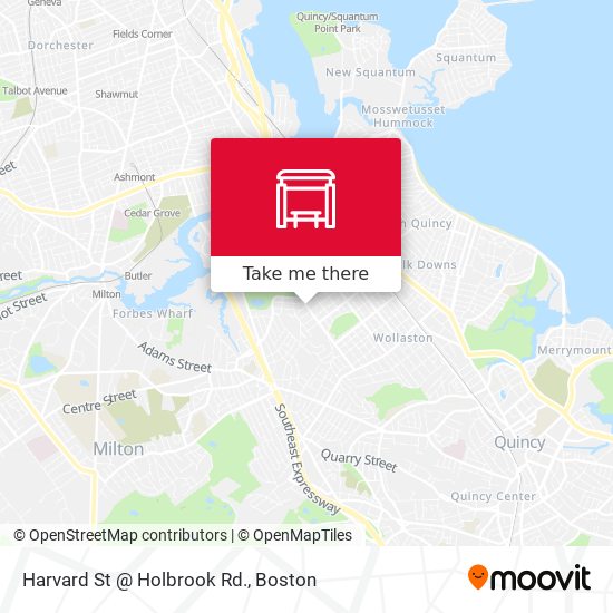 Harvard St @ Holbrook Rd. map