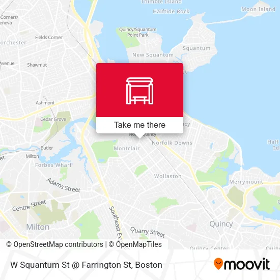 W Squantum St @ Farrington St map