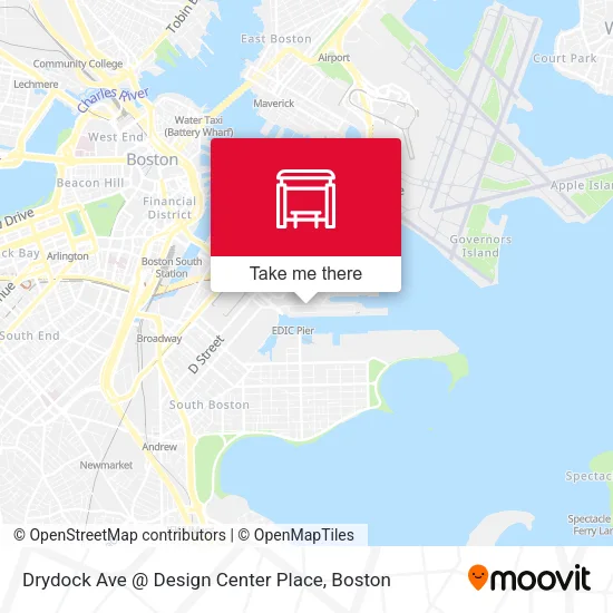 Mapa de Drydock Ave @ Design Center Place