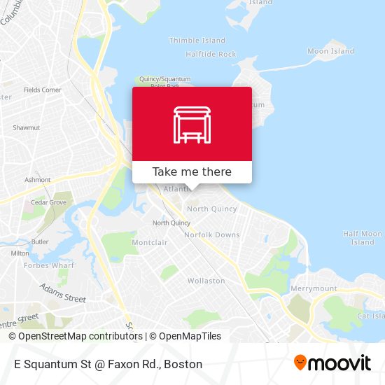 Mapa de E Squantum St @ Faxon Rd.