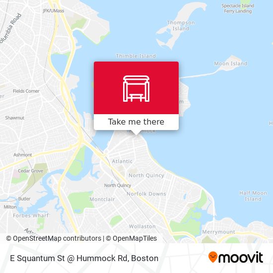 E Squantum St @ Hummock Rd map
