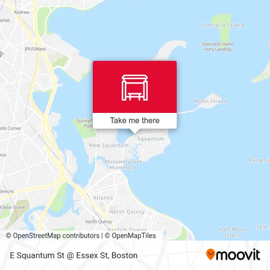 E Squantum St @ Essex St map
