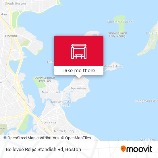 Mapa de Bellevue Rd @ Standish Rd