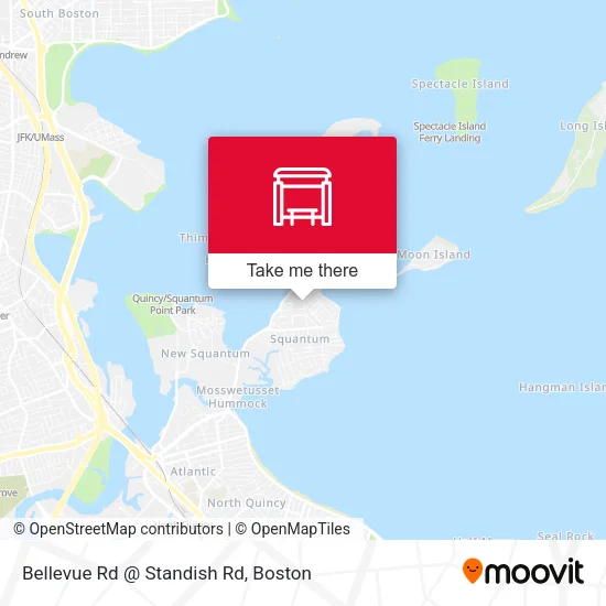 Bellevue Rd @ Standish Rd map
