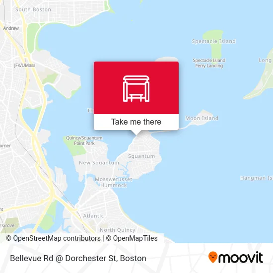 Bellevue Rd @ Dorchester St map