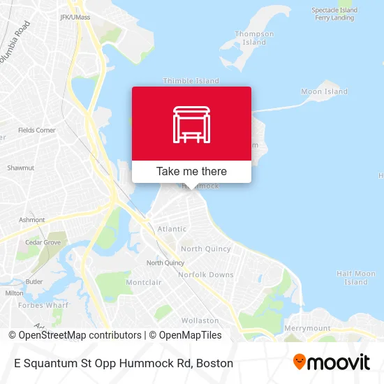 E Squantum St Opp Hummock Rd map