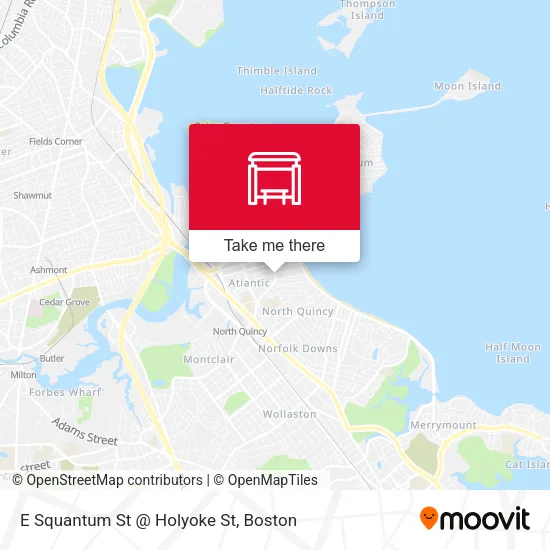 E Squantum St @ Holyoke St map