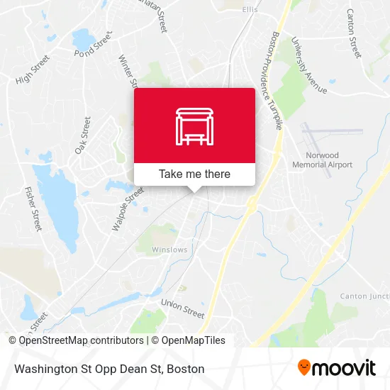 Washington St Opp Dean St map