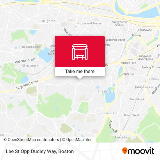 Lee St Opp Dudley Way map