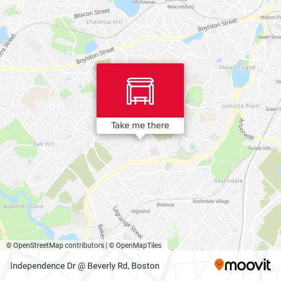 Mapa de Independence Dr @ Beverly Rd