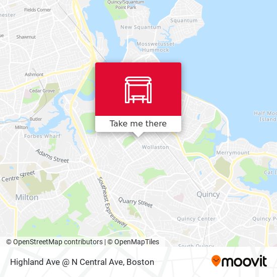 Highland Ave @ N Central Ave map