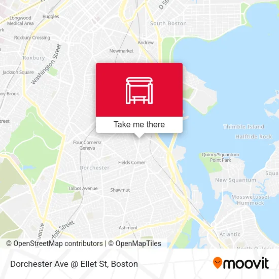 Dorchester Ave @ Ellet St map